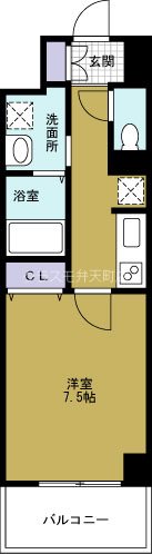 レジュールアッシュBENTENの間取り