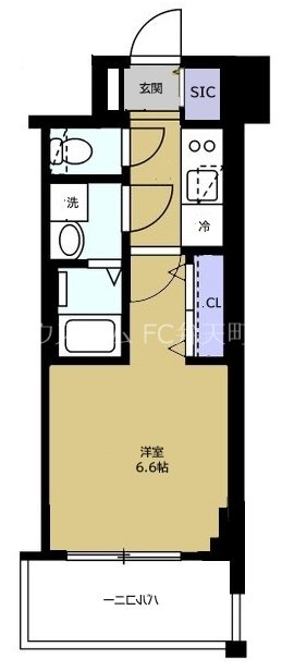レジュールアッシュアーバンイールの間取り