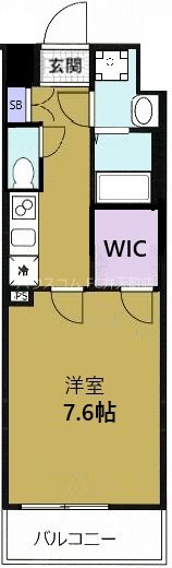 フォーリアライズ大阪ウエストベイの間取り