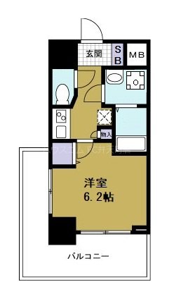 エスリード弁天町南の間取り