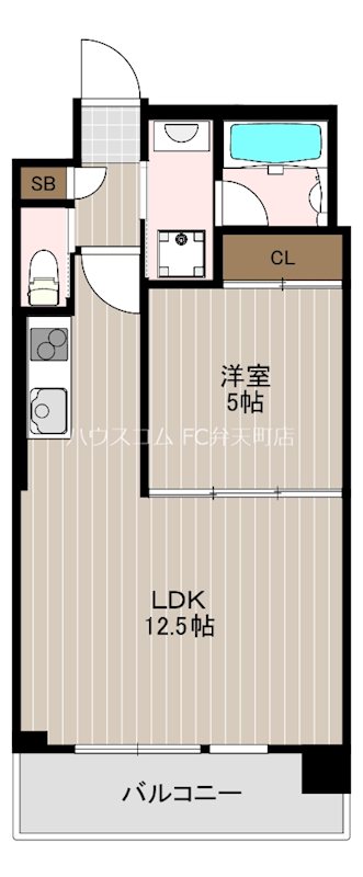 プレジオ弁天町の間取り