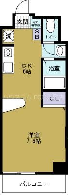 ボンジュール九条南の間取り