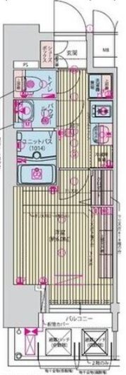 プレサンス九条グランデリーヴの間取り