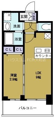 プレサンス西九条シティベイの間取り