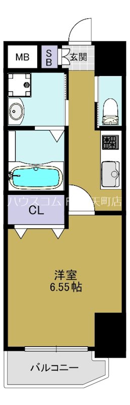 クローバー・グランツ弁天町の間取り