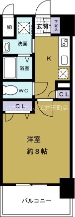 ふぁみ~ゆ弁天町の間取り