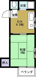 山川マンションの間取り