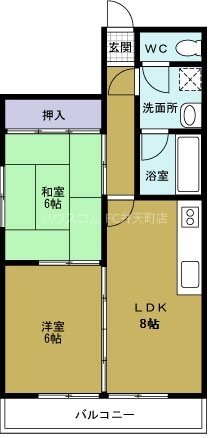 メゾン大港の間取り
