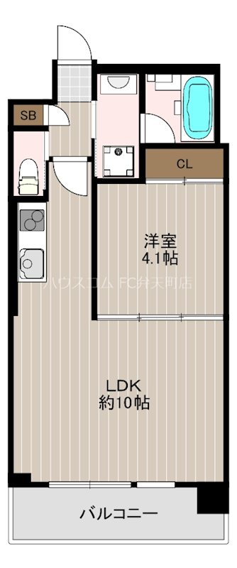 プレジオ弁天町の間取り