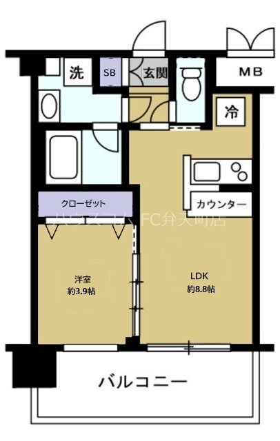 プレジオ弁天町ASIANの間取り