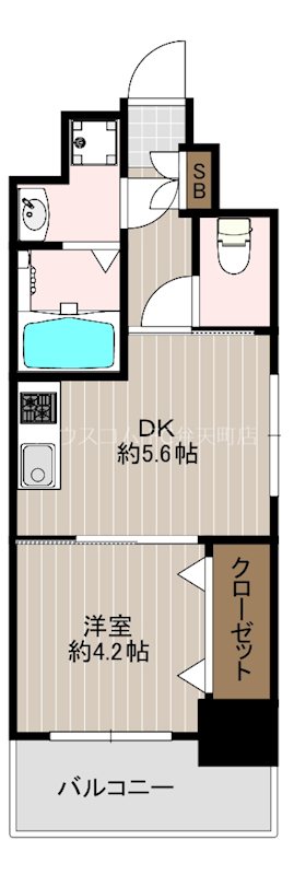 レオンヴァリエ大阪ベイシティの間取り