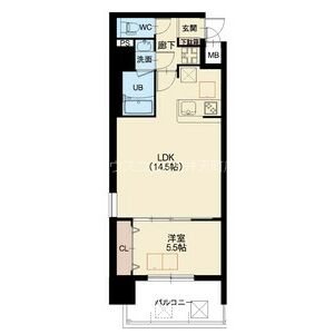 LaDouceur九条の間取り