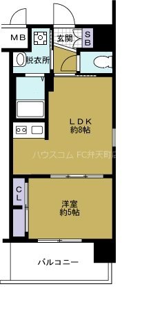 スワンズシティ中之島クロスの間取り