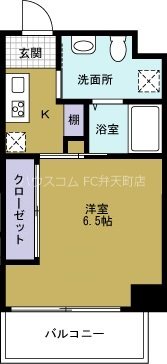 JJ COURT市元の間取り