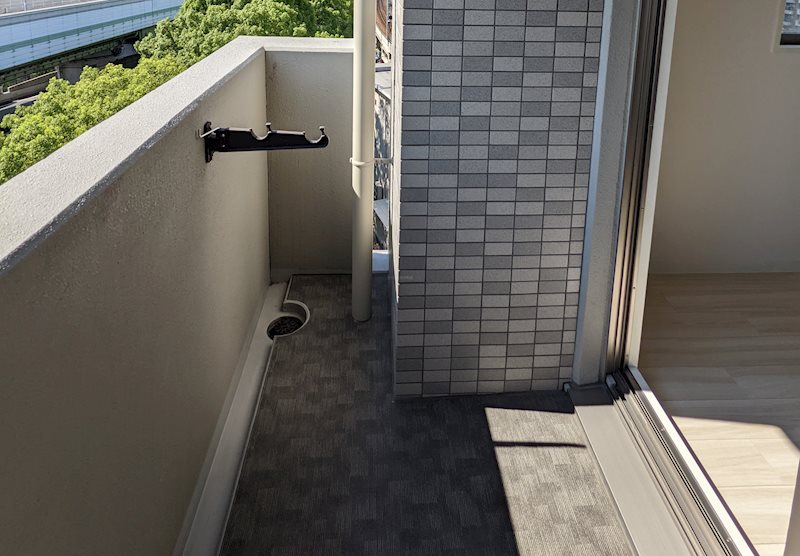 12/21 バルコニー