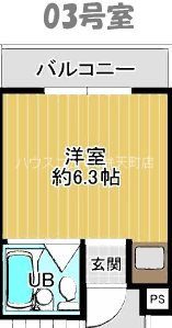 フォレストゲート市岡の間取り