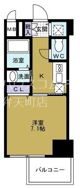 アール大阪グランデの間取り