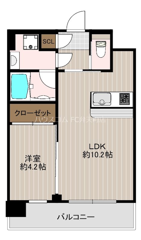 プレジオ弁天町の間取り