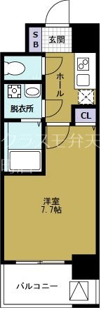 アドバンス大阪ベイストリートの間取り