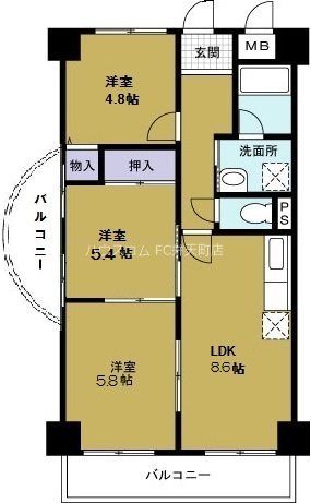 第9柴田ビルの間取り