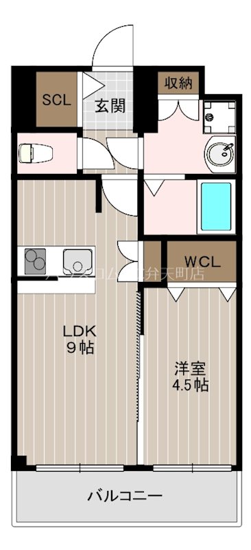 ベイサイドパークOSAKAサウスレジデンシスの間取り