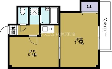 ボンジュールLFの間取り
