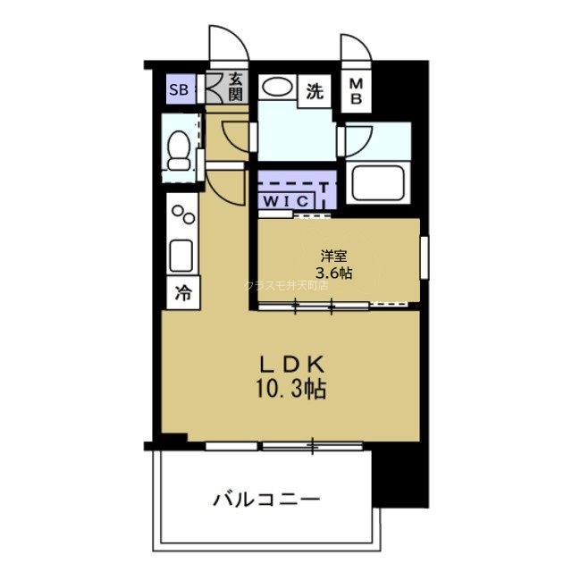 プレジオ弁天町ASIANの間取り