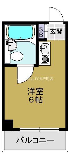 銀玉ハイツの間取り