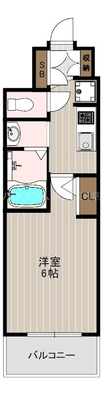 EC大阪WEST2の間取り