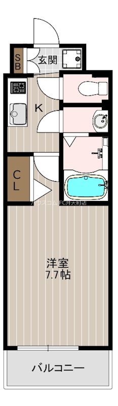 フォーリアライズ弁天町ノビアの間取り