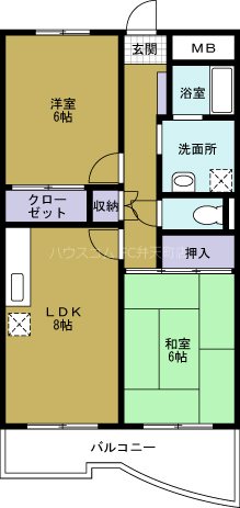 MEZON KAJIの間取り