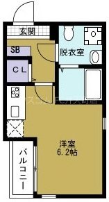 ハーモニーテラス市岡の間取り