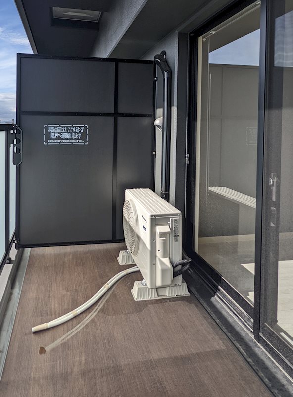 12/25 バルコニー