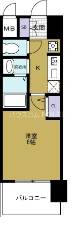 EC中之島GATEIIの間取り