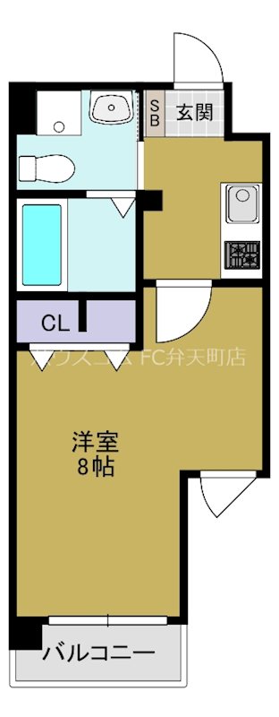 S-FORT西九条の間取り