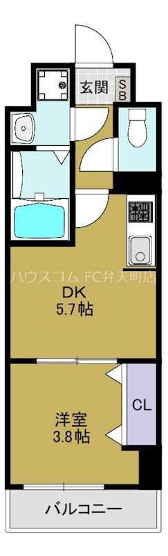 ARCA九条の間取り