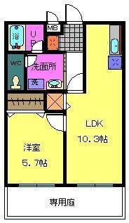 カンターレ鶯谷II番館の間取り