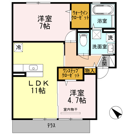 プランドール アークの間取り