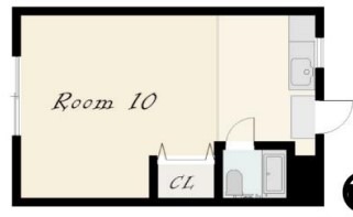 茱萸木の完工年月(1975年8月)築の賃貸マンションの間取り