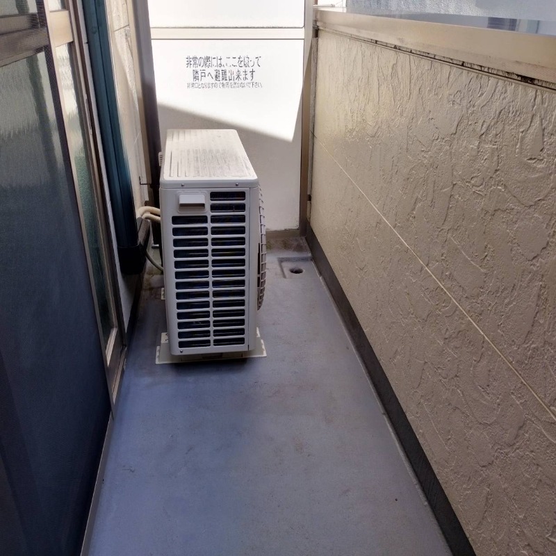 12/25 バルコニー