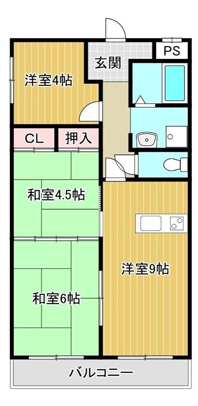 ウィスタリア・藤の間取り