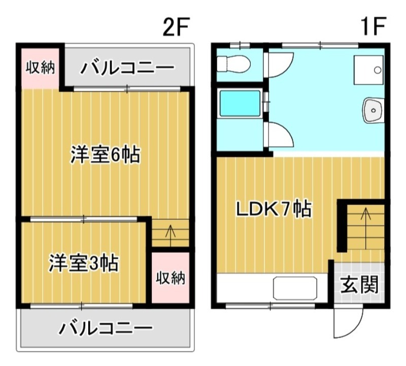 堺市菩提町 貸家の間取り