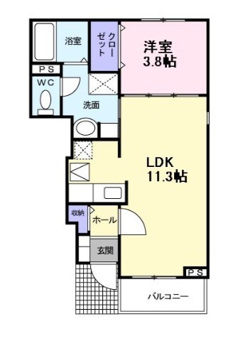 メゾン・ファミーユIIの間取り