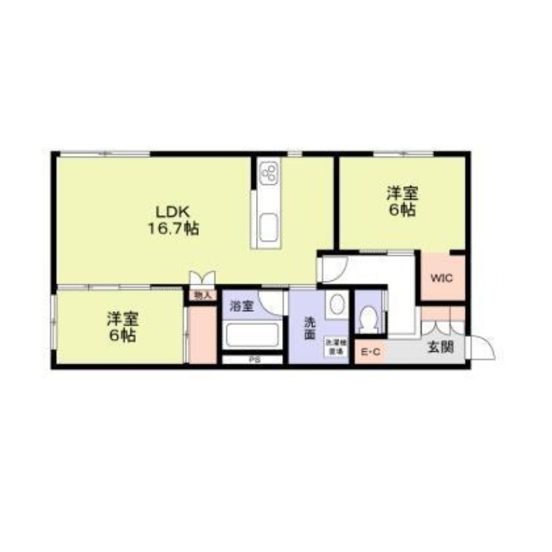 グランフォレスト千代田の間取り