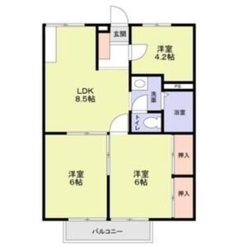 エステートピア桐の間取り