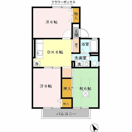 サンシャインの間取り