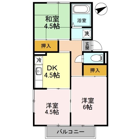 ピュアハイムIの間取り
