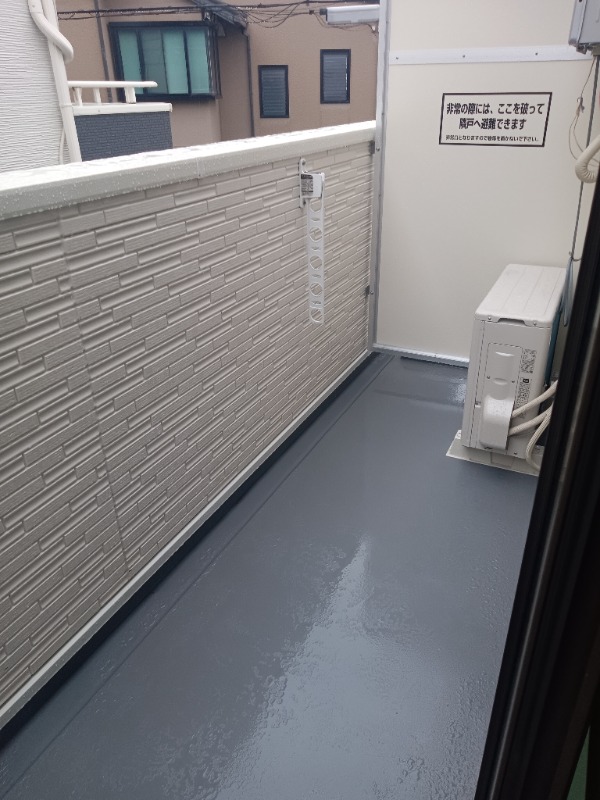 12/25 バルコニー