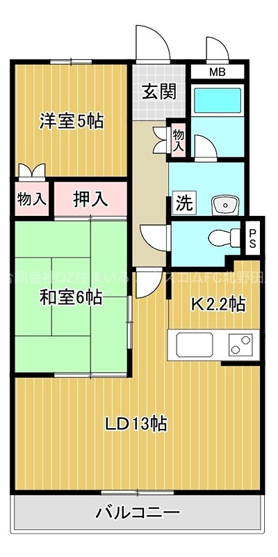 シンフォニーレジデンス藤沢台の間取り