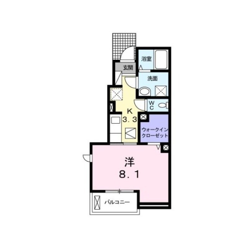 エアリー ヒル原町の間取り